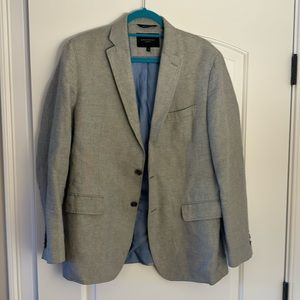 40R gray tailored fit Banana Republic blazer